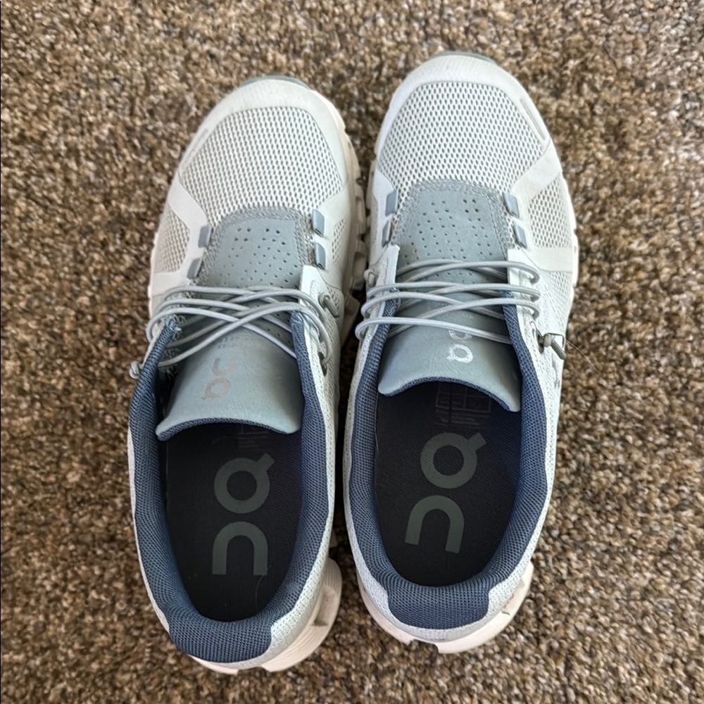 On Running Gray Athletic Shoes with Cushioned Design